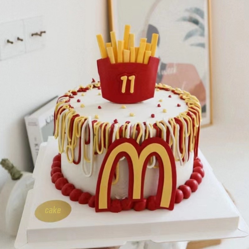 麦当劳薯条/翻糖蛋糕